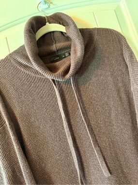 Prana Milani Dress with Drawstring Cowl in the color Clove